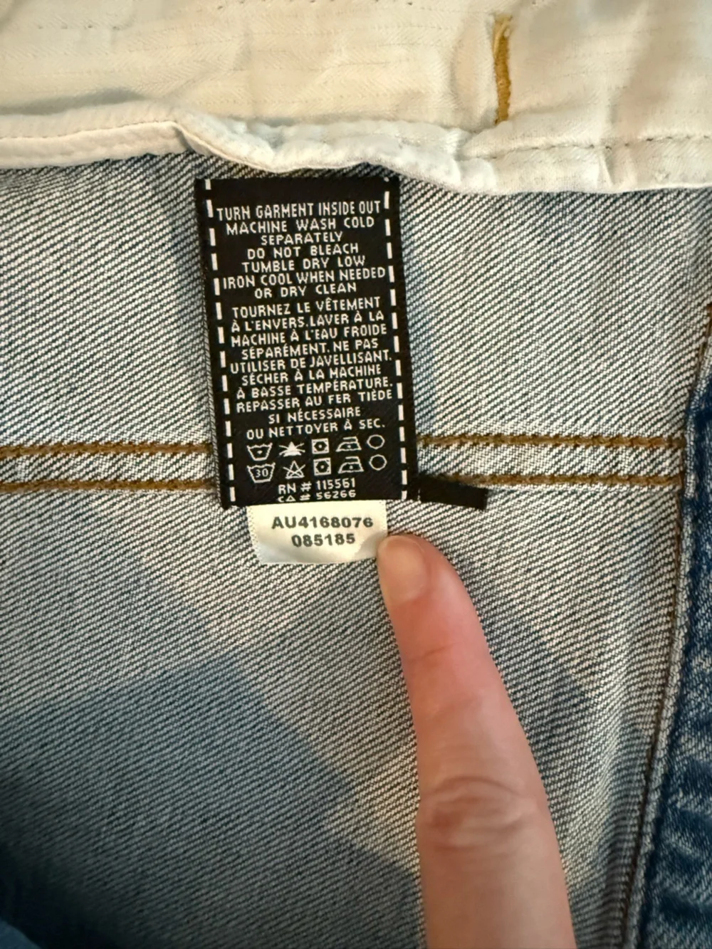 7 For All Mankind Denim Jacket - M - Medium Wash - Picture 6 of 6